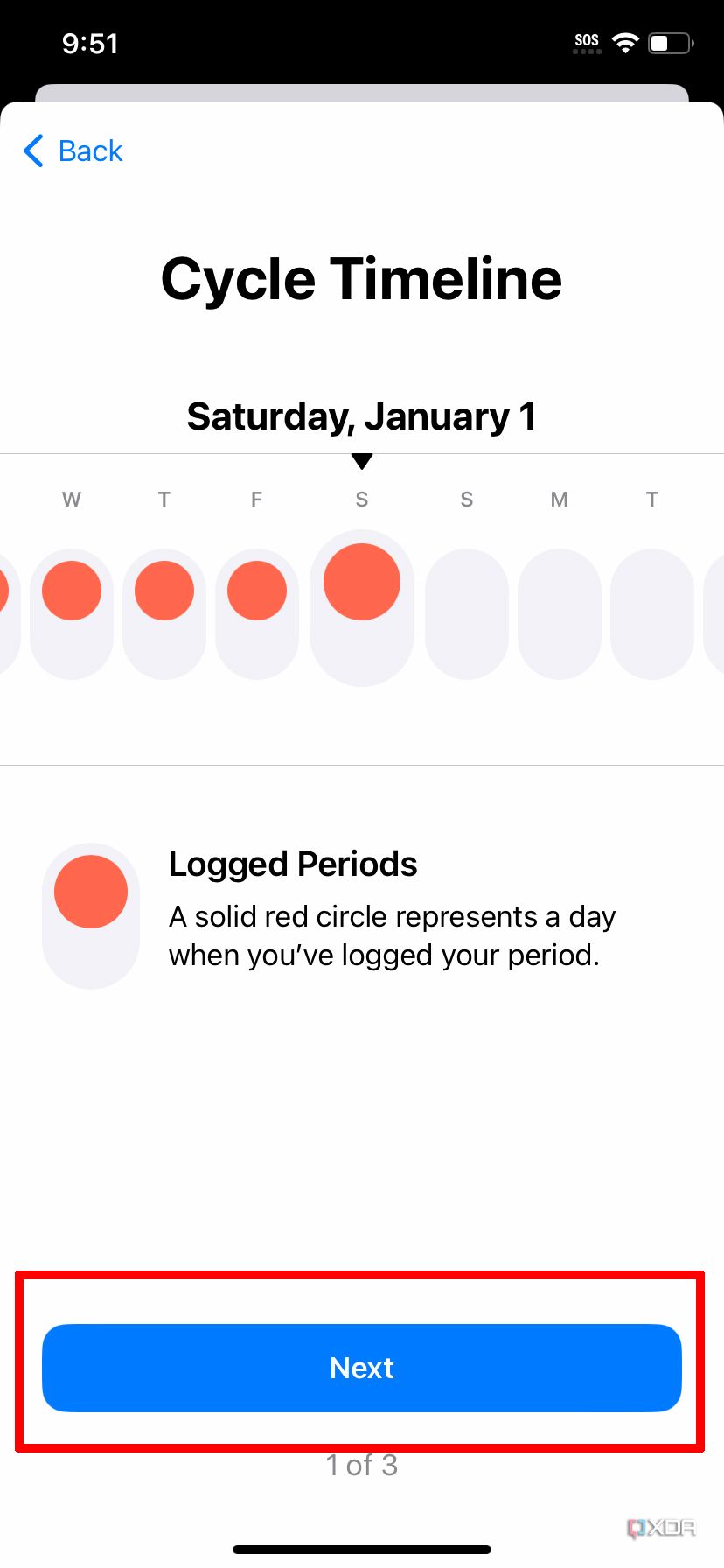 cycle tracking iphone 12