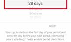 cycle tracking iphone 8