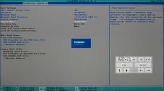 Screenshot of HP BIOS with Secure Boot disabled