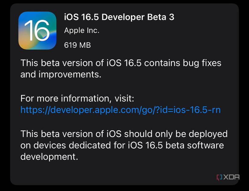 Apple releases iOS 16.5 beta 3 to developers, here's what's new