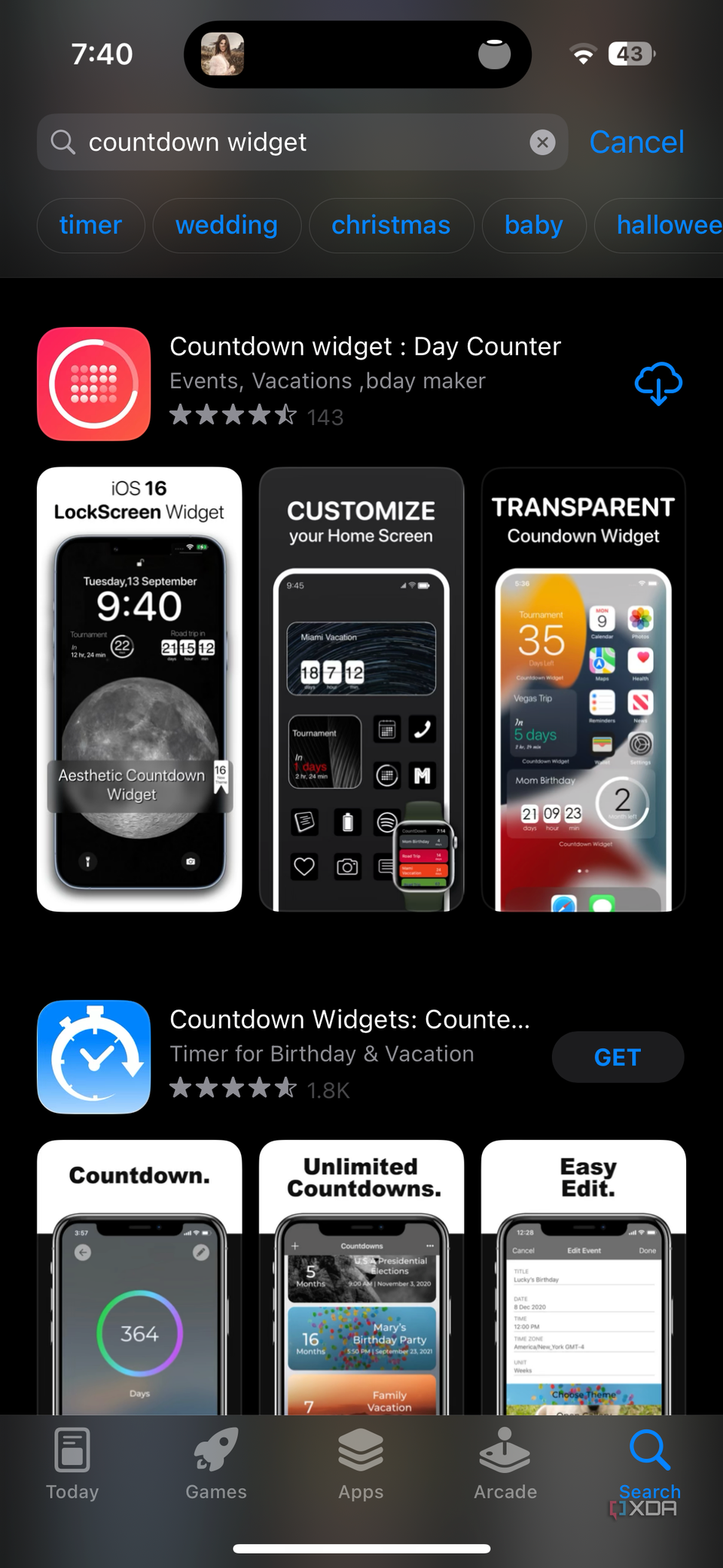 Senior Countdowns App How to create a countdown Home Screen widget on iOS and iPadOS