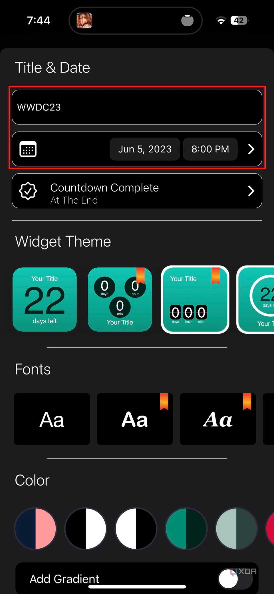 Ios Countdown Ui How to create a countdown Home Screen widget on iOS and iPadOS