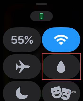 What's the Water Lock and how to use it on your Apple Watch: Water Lock toggle in watchOS control center