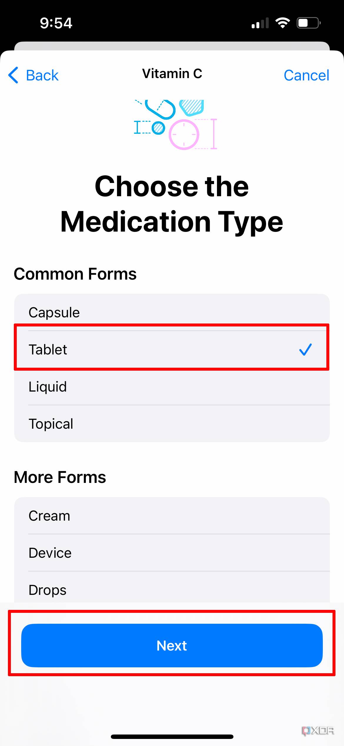 log medications iphone 5