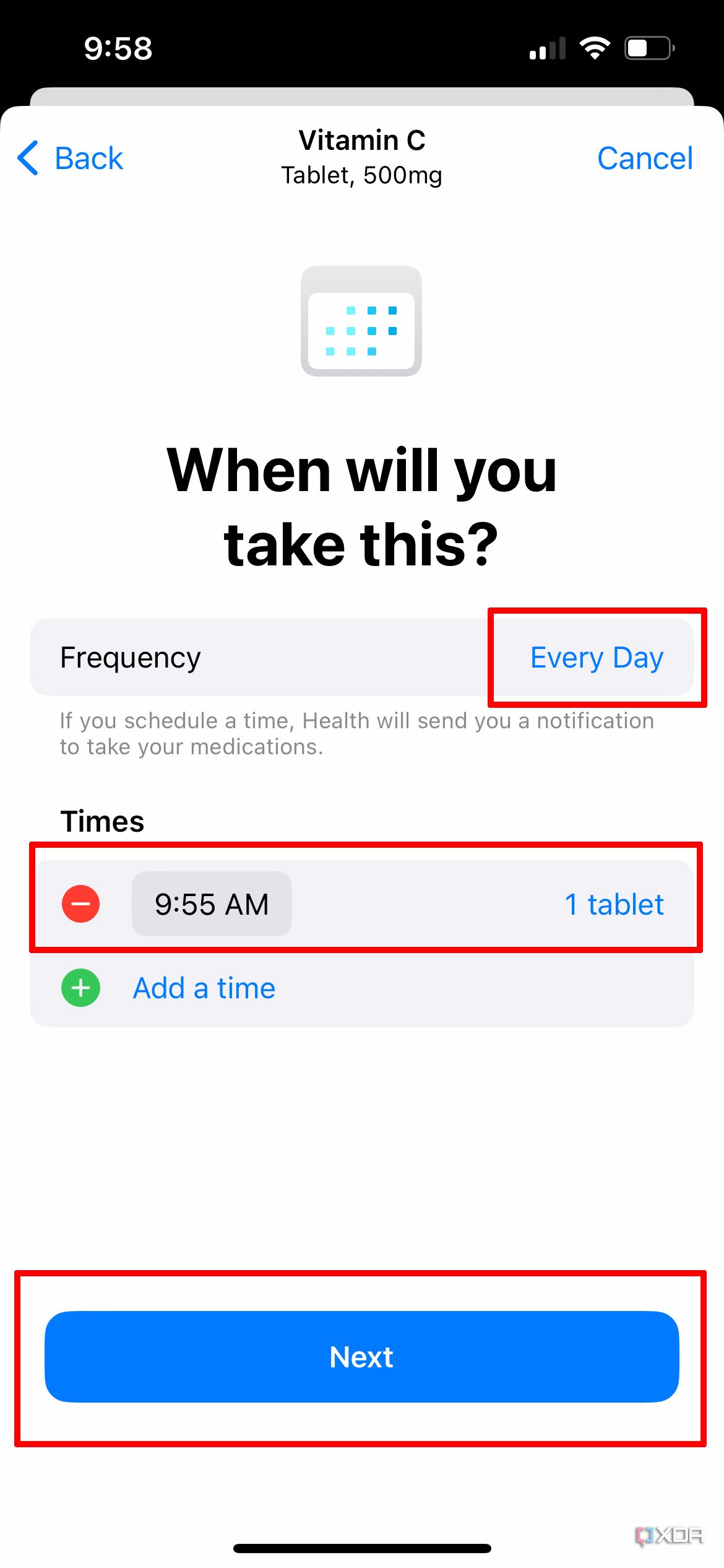 log medications iphone 8