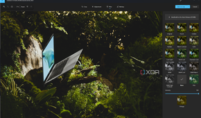 Screenshot of filters in the Windows 11 Photos app