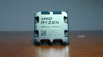 The Ryzen 7 7800X3D CPU.