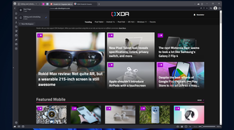 Screenshot of Workspaces in Vivaldi 6.0
