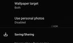 A screenshot showing the Tapet wallpaper app settings over a back-colored background.