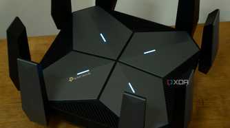 TP-Link Archer AXE300 quad-band Wi-Fi 6E router
