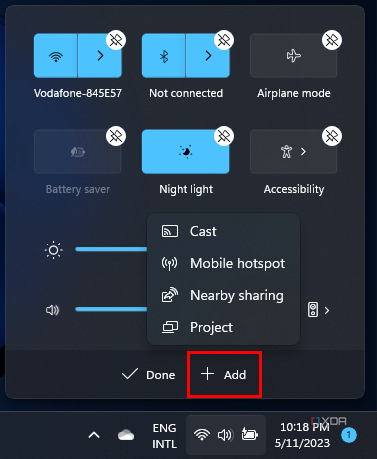 How to use Quick Actions in Windows 11