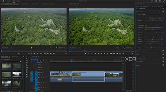 Screenshot of Adobe Premiere Pro's video editing interface