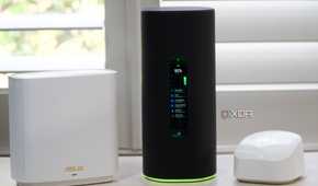 The AmpliFi Alien with eero 6+ and ASUS ZenWiFi ET8 router