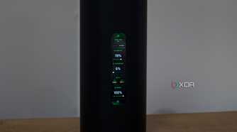 Lighting settings on the AmpliFi Alien's touchscreen