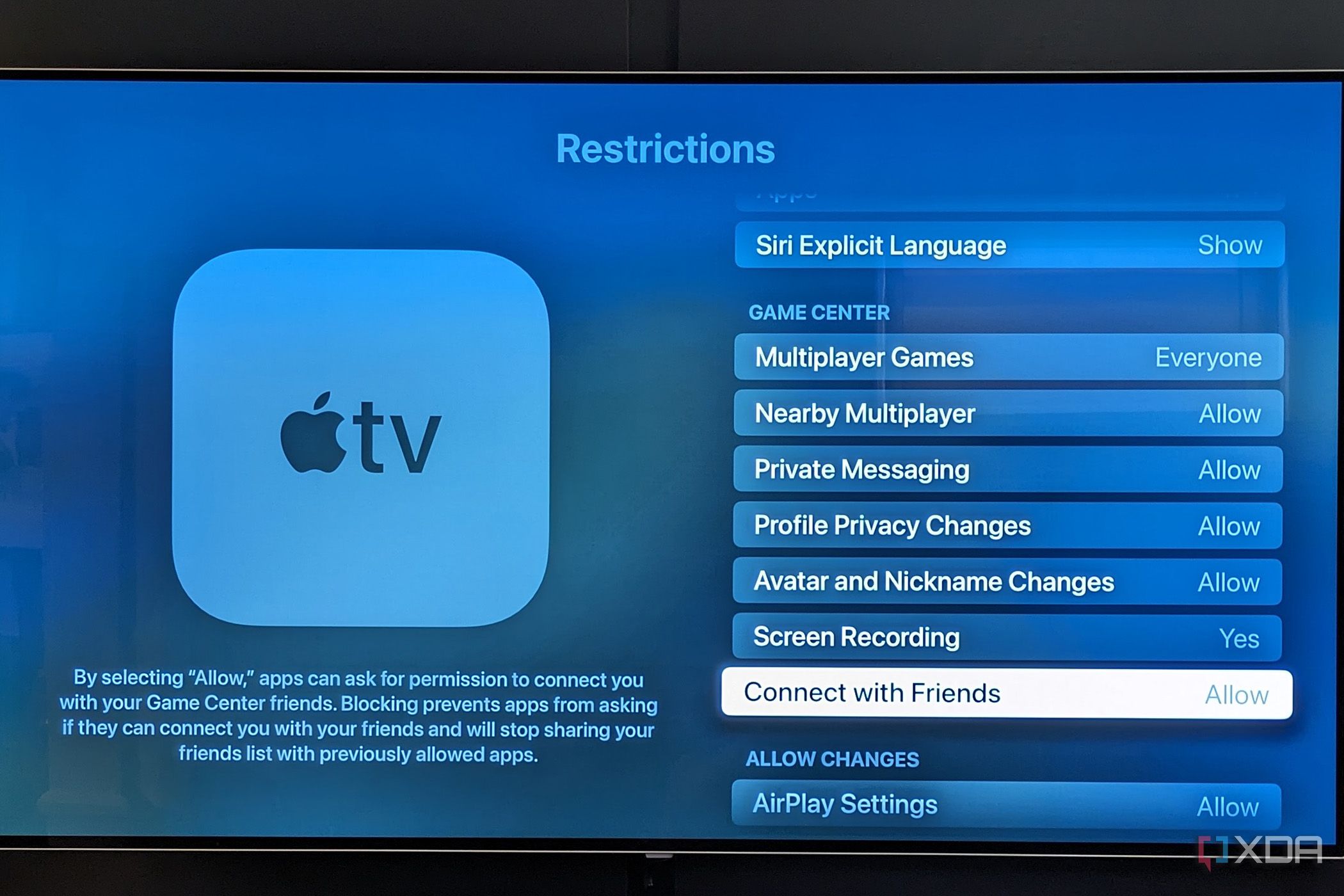 How to set a PIN for content on Apple TV