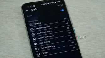 QoS settings on an ASUS ROG Rapture router