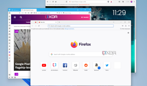 Screenshot of Windows 11 running Firefox, Vivaldi, and Brave browsers