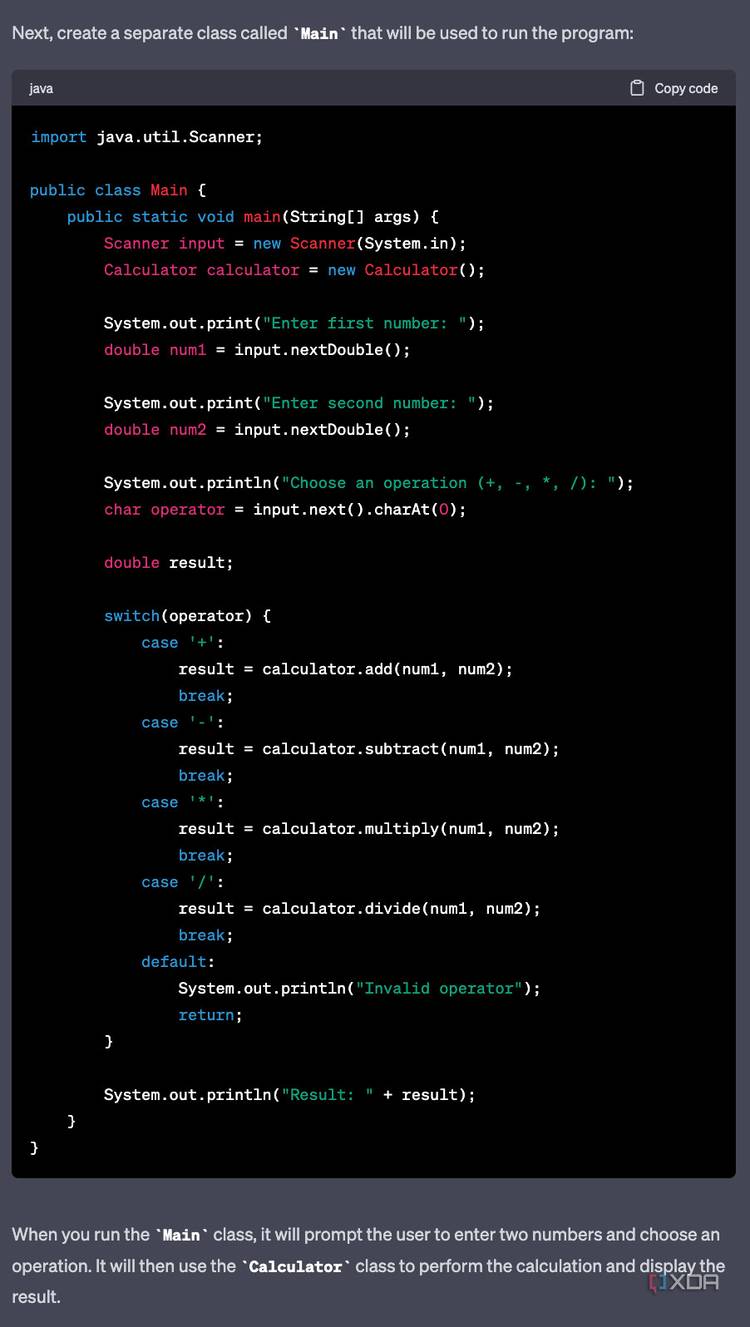 Using ChatGPT to program in Python, C, and Java