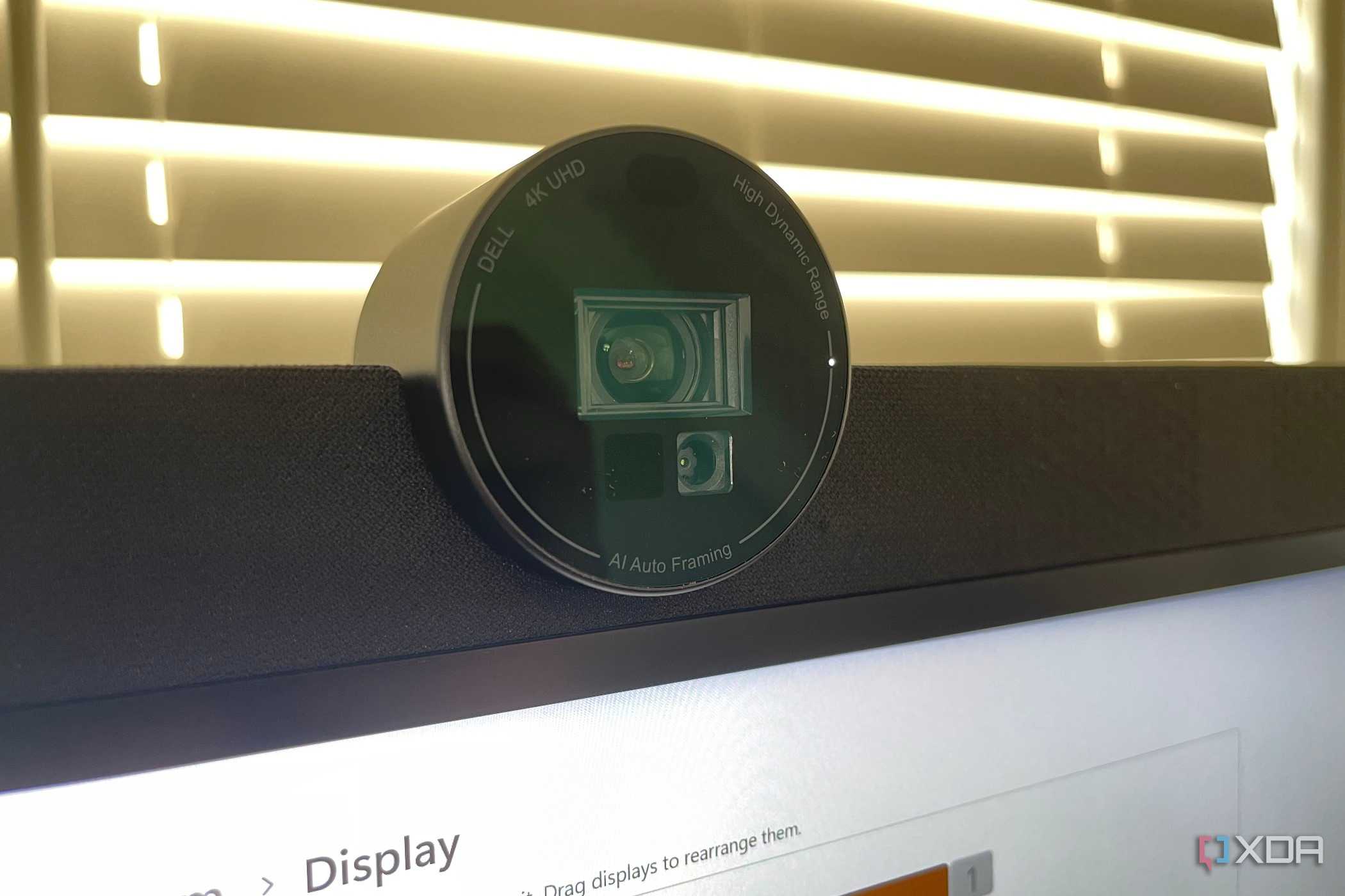 The webcam on the Dell UltraSharp 32 6K Monitor