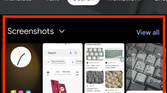 A screenshot showing the Google Lens homepage with the image selection menu.