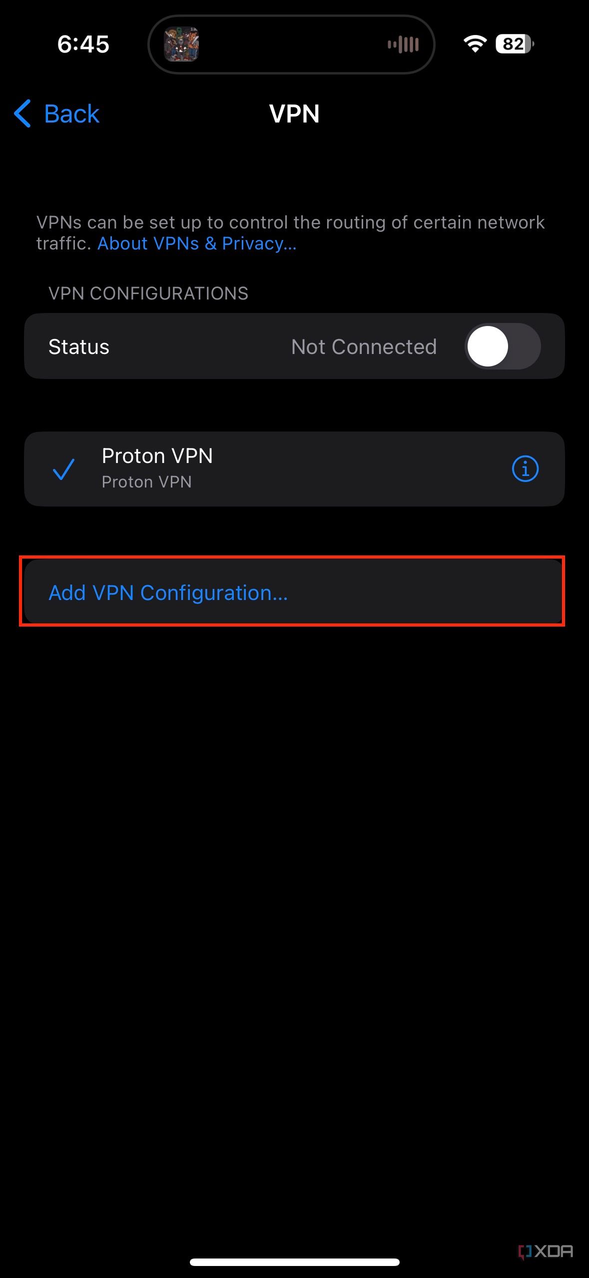 How to create a VPN configuration on iOS and iPadOS