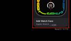 Contour watch face shared through the Messages app