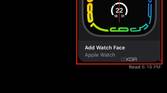 Contour watch face shared through the Messages app