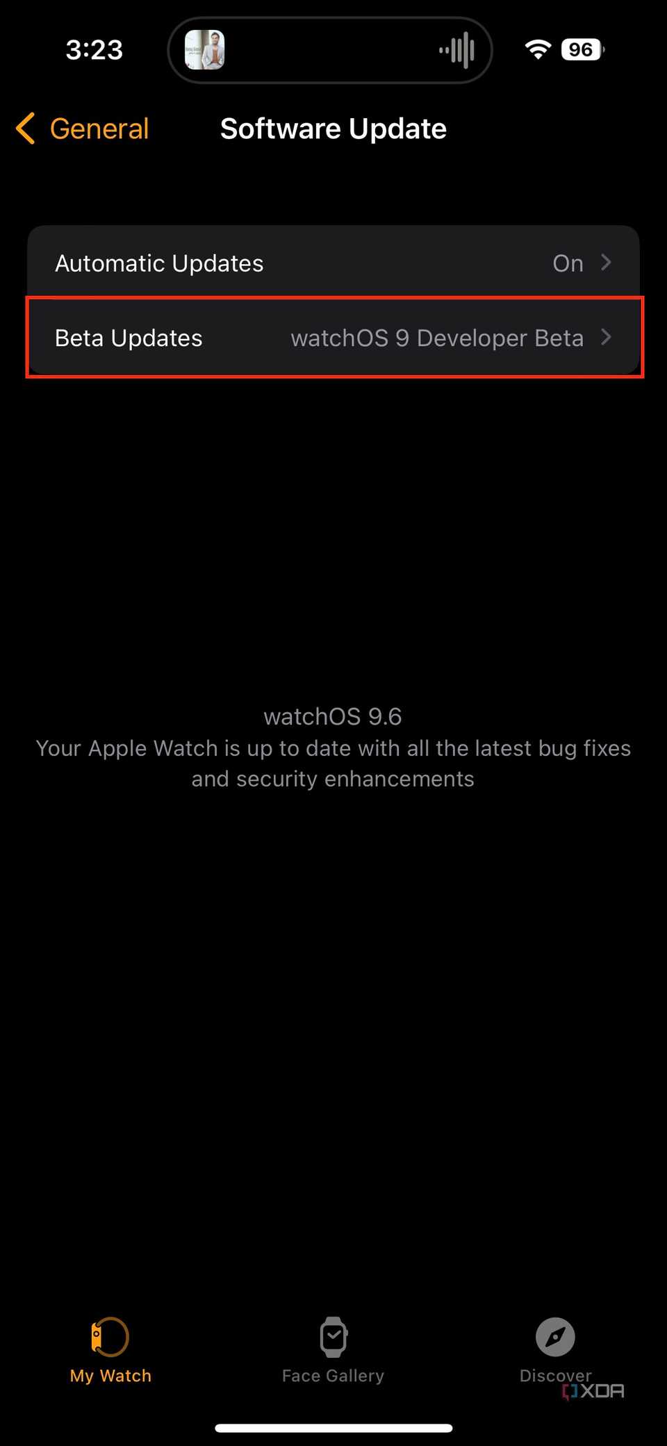 How to switch from watchOS beta to the stable version on an Apple Watch