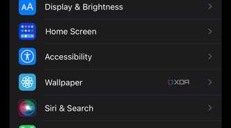 general settings on iPhone