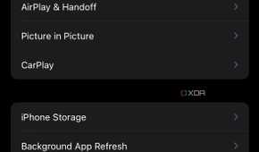 software update settings on iPhone