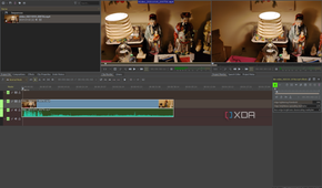 Screenshot of Kdenlive's video editing interface