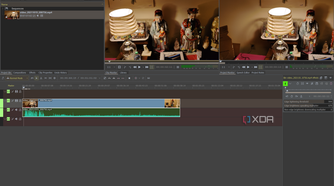 Screenshot of Kdenlive's video editing interface