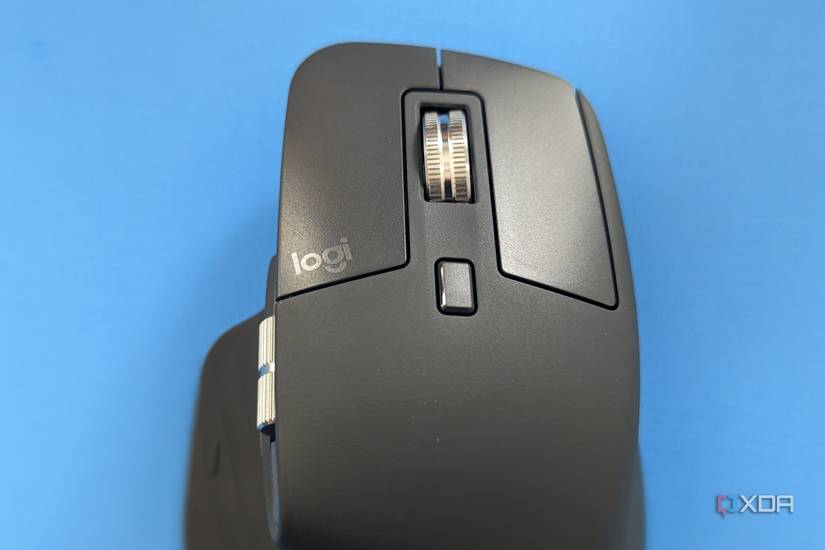 The top of the Logitech MX Keys Combo MX Master 3S