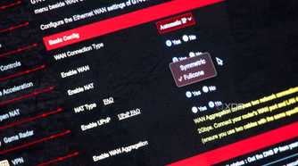 NAT type settings on an ASUS ROG router