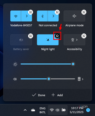 How to use Quick Actions in Windows 11