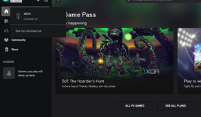 A screenshot of Xbox Game Streaming running in the xbox app on Windows