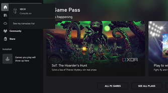 A screenshot of Xbox Game Streaming running in the xbox app on Windows
