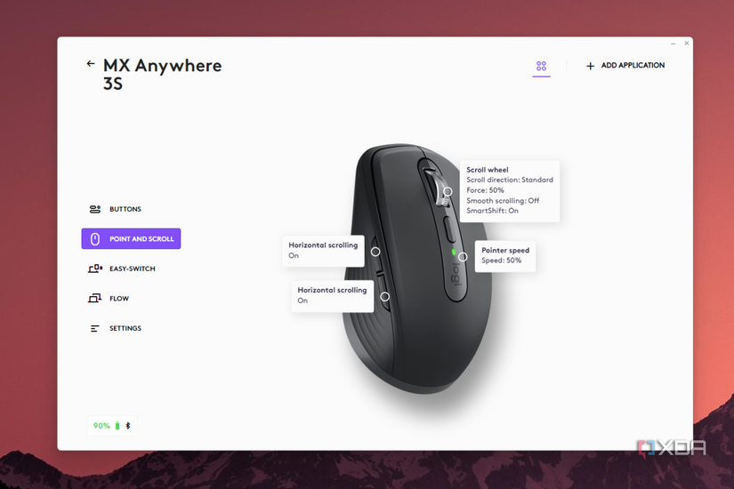 Opciones logi + software