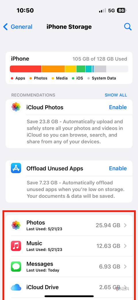 Files Iphone Storage How to manage storage on your iPhone