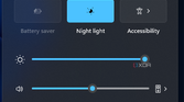 Screenshot of the Windows 11 Quick Settings panel with the Wi-Fi toggle highlighted