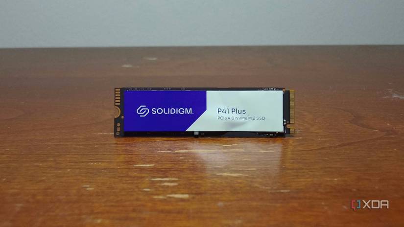 The Solidigm P41 Plus SSD.