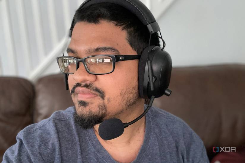 Wearing the Razer BlackShark V2 Pro Headset
