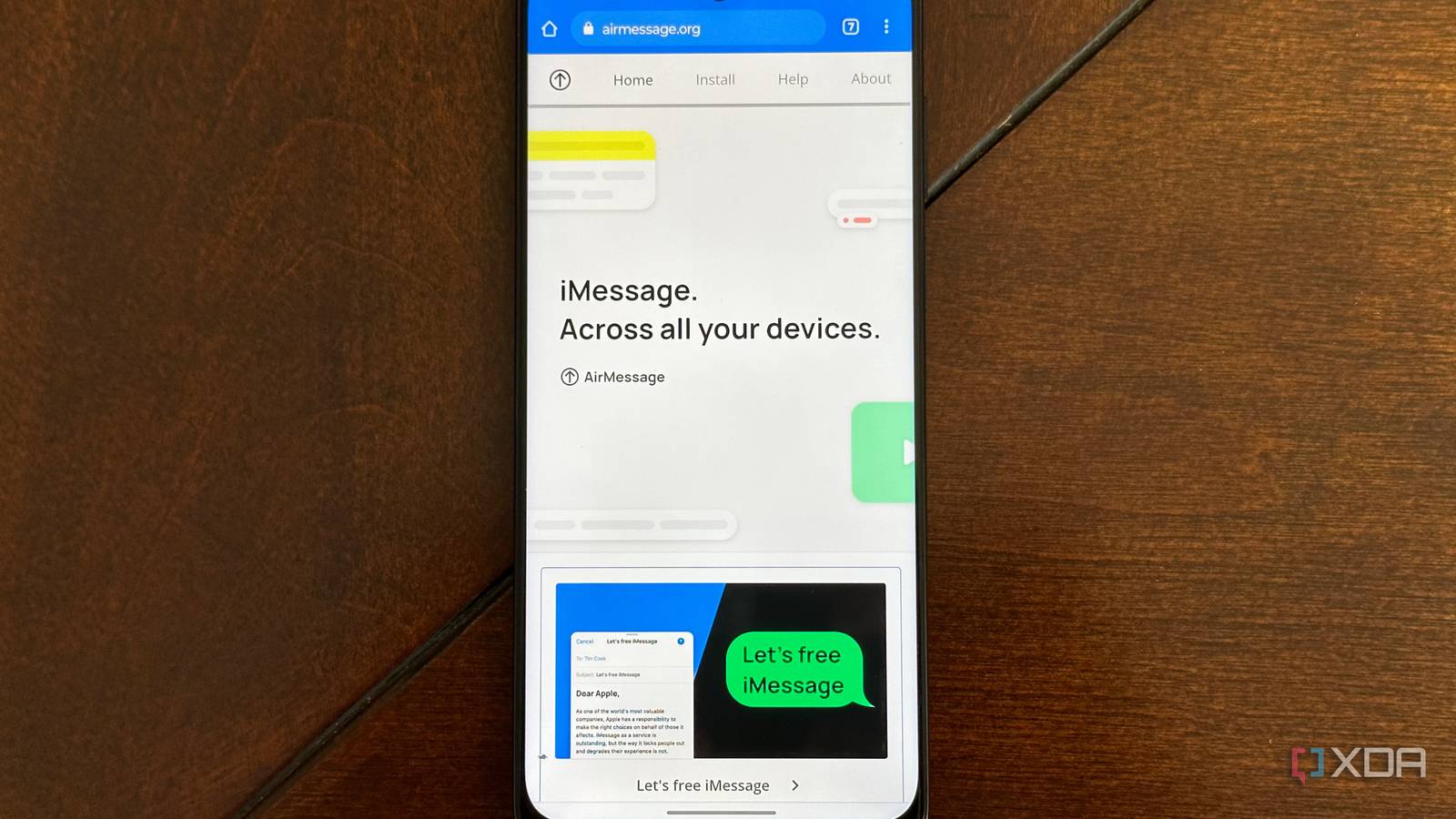 How to use iMessage on Android with AirMessage