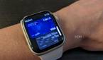 Apple wallet on apple watch showing bank cards