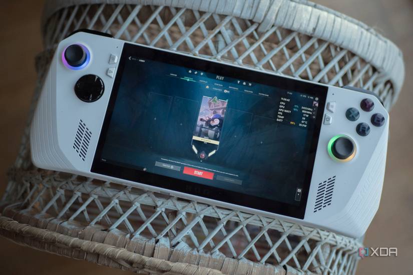 Asus ROG Ally showing Valorant lobby.
