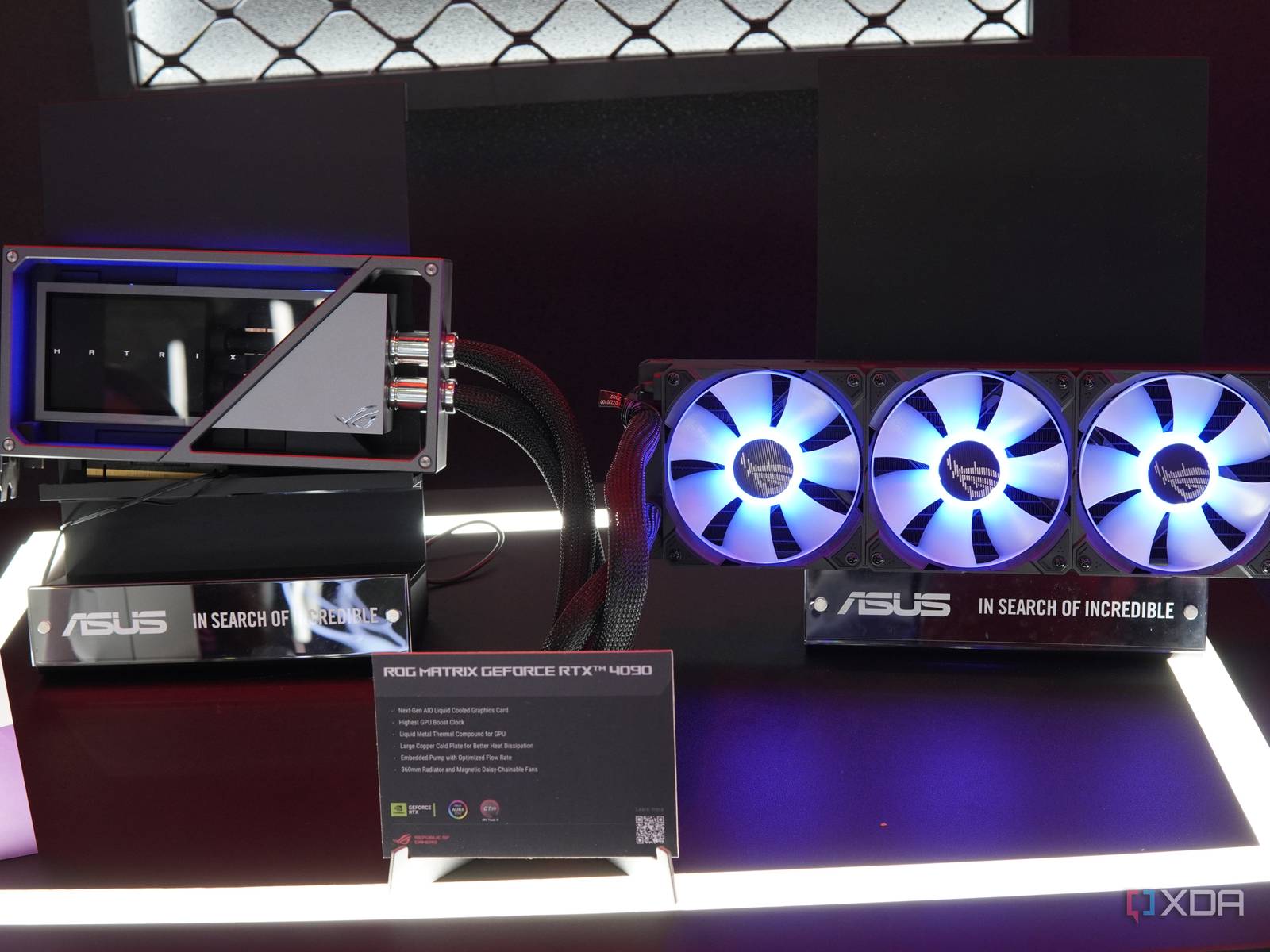 The Asus ROG Matrix RTX 4090 GPU looks like a piece of art