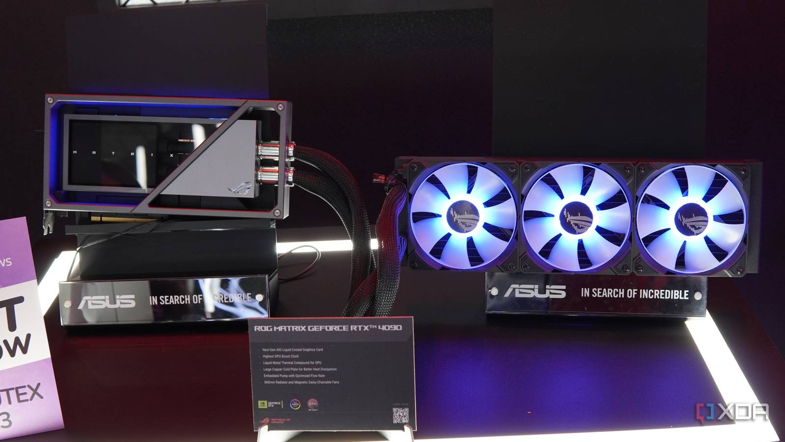 The Asus ROG Matrix RTX 4090 GPU looks like a piece of art