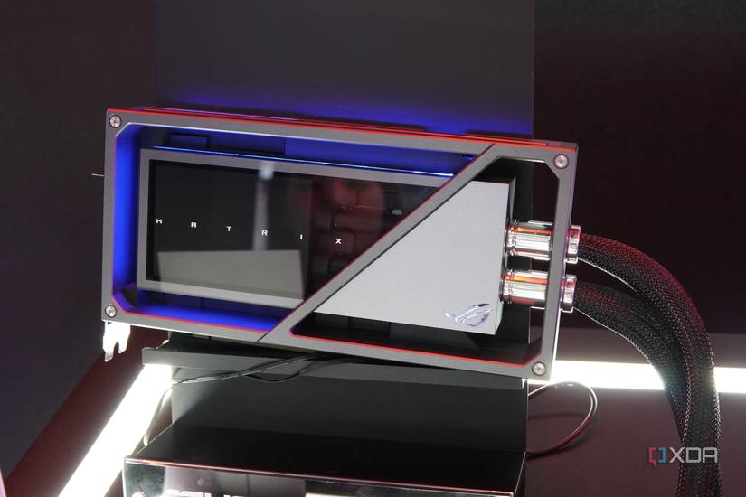 The Asus ROG Matrix RTX 4090 GPU looks like a piece of art