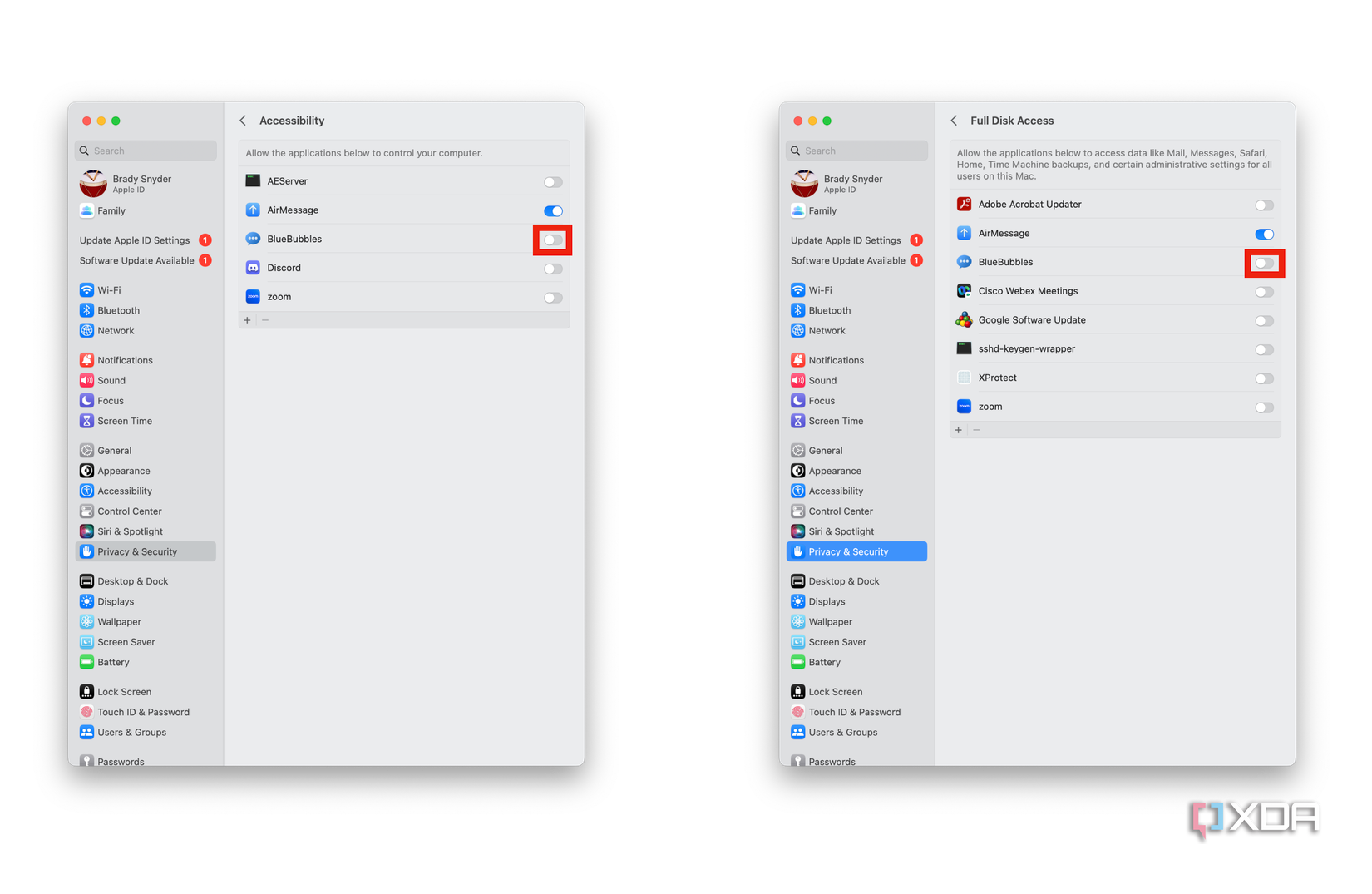 BlueBubbles-Accessibility-Disk-Access