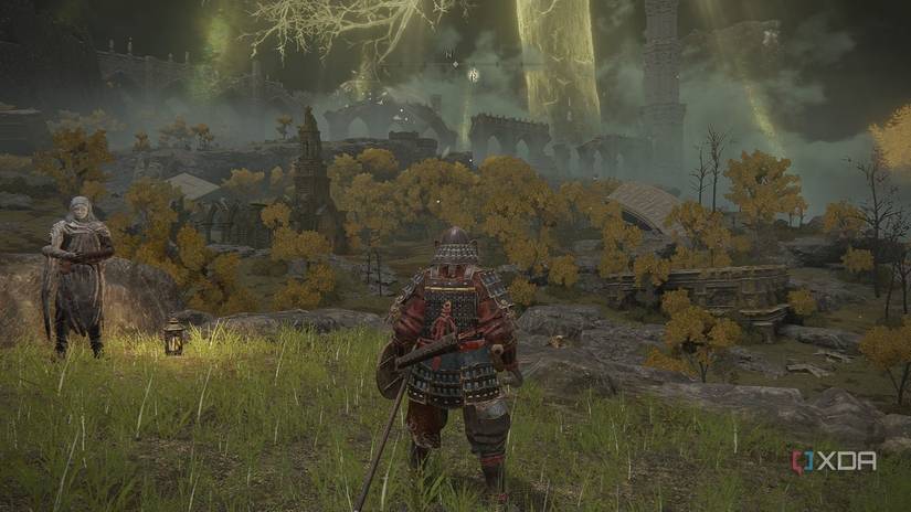 Elden Ring on the Steam Deck using custom settings.